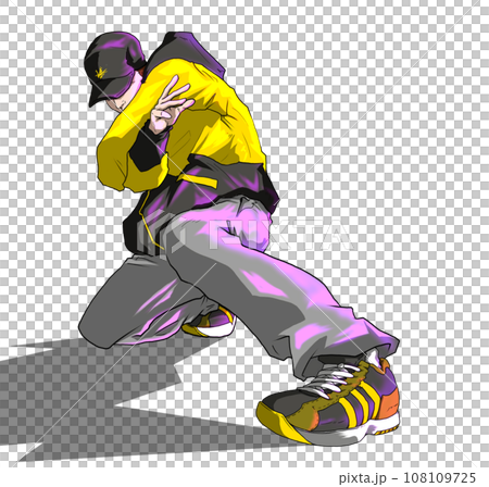 Breakdance/Breaking illustration "Posing" 108109725