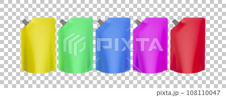 Stand-up pouches with different colors 108110047