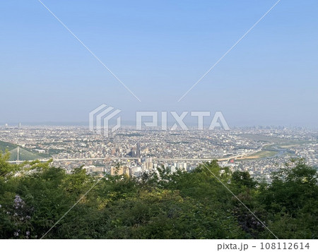 大阪平野　大阪空港　池田　川西　伊丹　宝塚　景色　眺望　 108112614
