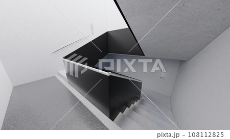 house and office stairs mock up with modern style. 3D illustration rendering house and office stairs mock up with modern style. 3D illustration rendering 108112825
