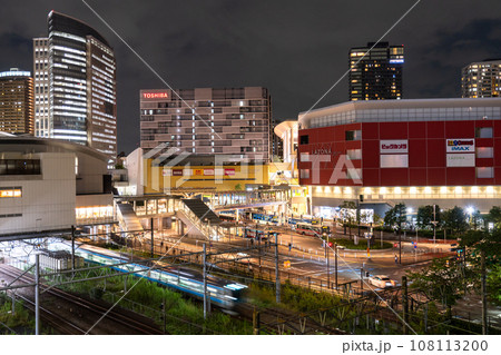 《神奈川県》川崎駅西口・駅前の都市風景 108113200