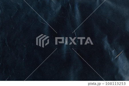 Dust scratch overlay. Old film texture. Grain noise on dark weathered uneven grunge illustration abstract background with free space. 108113253