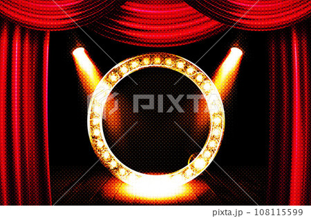 Gold frame in cinematic style Gold frame in cinematic style 108115599