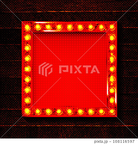 gold colored vector retro looks frame template. 108116597