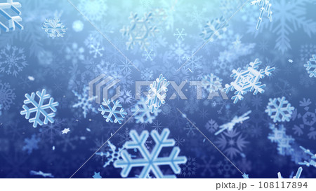 雪の結晶 雪 冬 結晶 氷 パーティクル 吹雪 キラキラ 粒子 3D イラスト 背景 バック 雪の結晶 雪 冬 結晶 氷 パーティクル 吹雪 キラキラ 粒子 3D イラスト 背景 バック 108117894