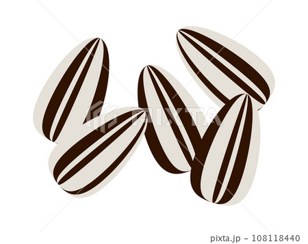 殻付きひまわりの種アイコン 108118440