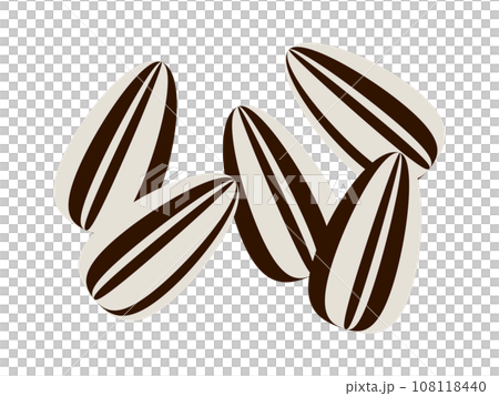 殻付きひまわりの種アイコン 108118440