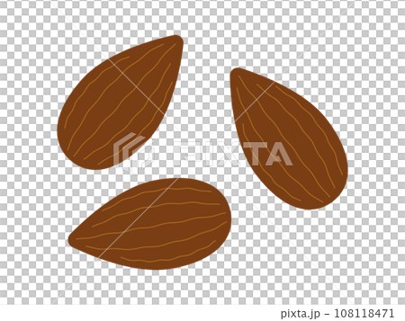 アーモンドのアイコン アーモンドのアイコン 108118471