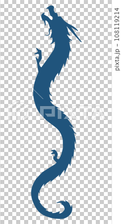 dragon silhouette material 108119214