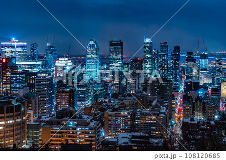 モントリオールの夜景（コンディアロンク） 108120685