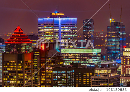 モントリオールの夜景（コンディアロンク） 108120688