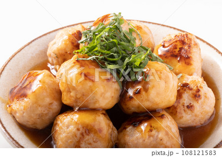 鶏つくねの甘酢あんかけ 鶏つくねの甘酢あんかけ 108121583