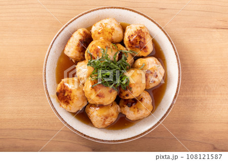 鶏つくねの甘酢あんかけ 108121587