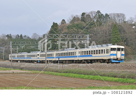 北陸本線　細呂木ー芦原温泉　JR西日本　475系　A13+A21編成（金沢） 108121892
