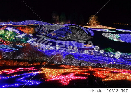 【香川県】冬の国営讃岐まんのう公園 (イルミネーション) 【香川県】冬の国営讃岐まんのう公園 (イルミネーション) 108124597