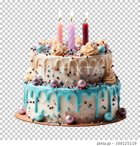 birthday cake isolated 108125119