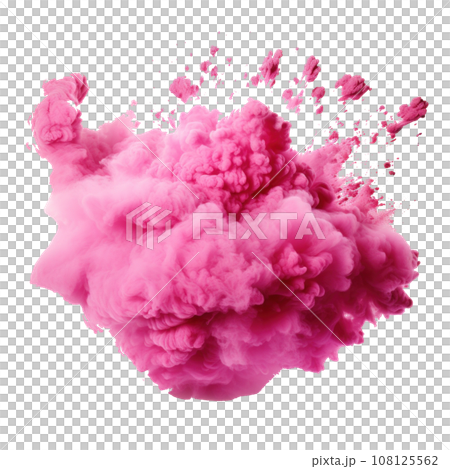 pink holi paint color powder festival explosion burst isolated pink holi paint color powder festival explosion burst isolated 108125562