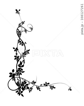 rose hip element corner for design decoration new 108127261