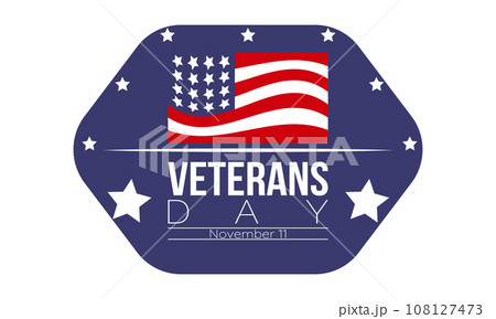 Veterans Day Tribute with American Flag, Saluting Soldier, and Gratitude for Service. Vector template for background, banner, card, poster design. Veterans Day Tribute with American Flag, Saluting Soldier, and Gratitude for Service. Vector template for background, banner, card, poster design. 108127473