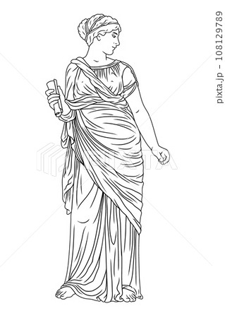 Vector Greek women. Vector Greek women. 108129789