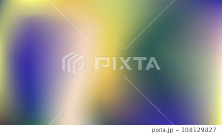 Indigo sapphire blue lemon yellow ochre ash beige nude color spots banner mockup. Wild field flowers vibe wallpaper. Blur asters lupine bluebell adonis delphinium chicory iris hypericu inspire fon.  108129827