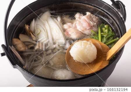 [秋田県]　だまこ鍋　 108132194