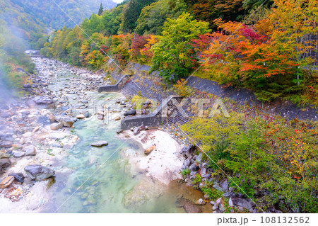 紅葉の高瀬川4 紅葉の高瀬川4 108132562