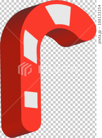 The Christmas 3d icons for holiday concept 108133354