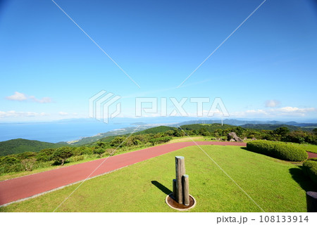 千貫平自然公園から眺める指宿方面の風景 108133914
