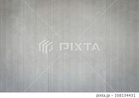 striped blank grey cement wall texture background, interior and exterior construction industry 108134431