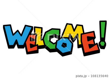 カラフルワード・WELCOME 108135640