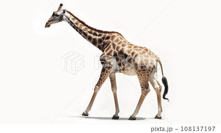キリン　白背景 108137197