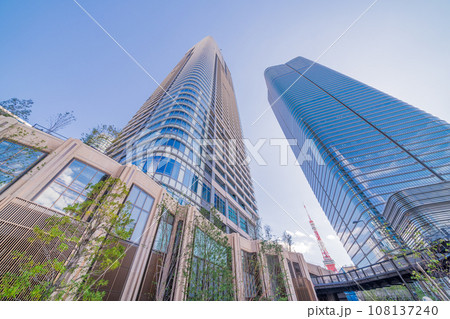 「東京都」麻布台ヒルズの風景 「東京都」麻布台ヒルズの風景 108137240