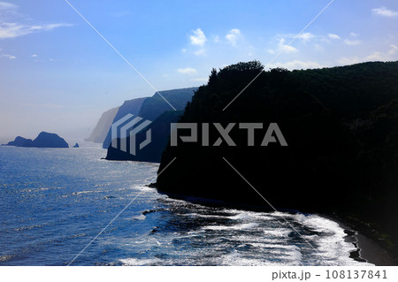 ハワイ島 ワイピオ渓谷 ハワイ島 ワイピオ渓谷 108137841