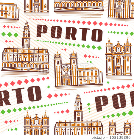 Vector Porto Seamless Pattern Vector Porto Seamless Pattern 108139896
