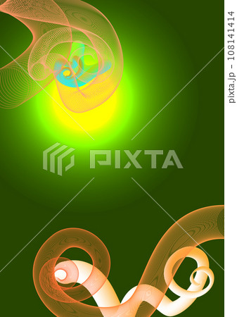 Spiral fiber fluid technology telecoms connection internet online abstract background template vector illustration 108141414