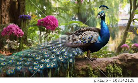 野生のクジャク 108142129