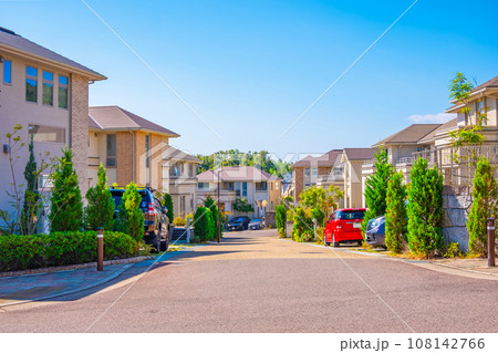 電柱のない閑静な街 108142766