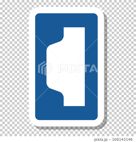 Simple sign sticker single illustration shelter Simple sign sticker single illustration shelter 108143146