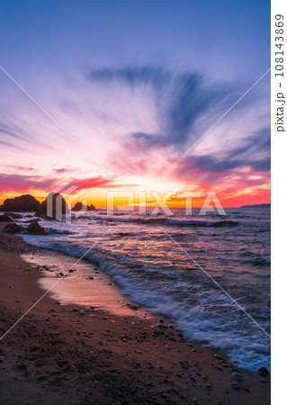 笹川流れ・夕景 108143869