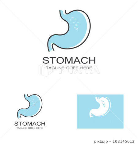 stomach health and stomach care logo design icon vector template stomach health and stomach care logo design icon vector template 108145612