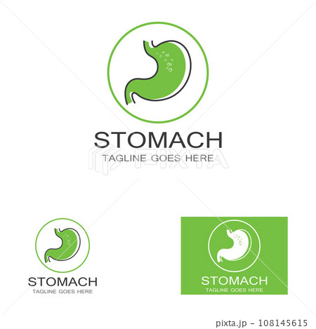 stomach health and stomach care logo design icon vector template stomach health and stomach care logo design icon vector template 108145615