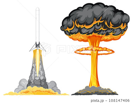 The Atomic Bomb Mushroom Cloud 108147406