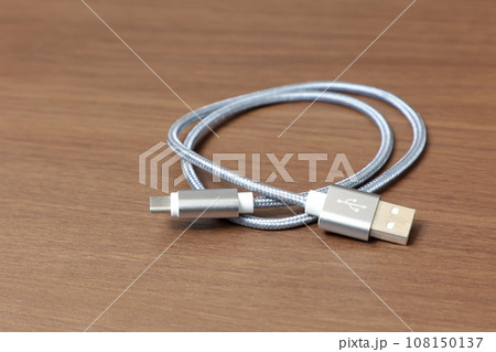 ケーブル, USBケーブル, USB, OA機器, デジタル, パソコン, ビジネス, 接続 ケーブル, USBケーブル, USB, OA機器, デジタル, パソコン, ビジネス, 接続 108150137