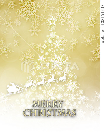 雪の結晶のイラスト背景 108151238