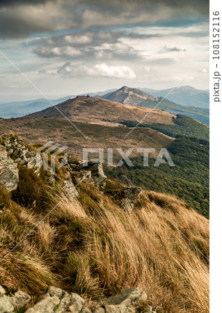 Polonina Wetlinska, Bieszczady mountain, Bieszczady National Park, Poland. 108152116