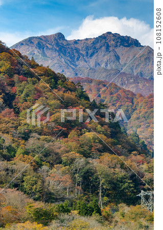 秋の湯桧曽川から谷川岳を仰ぎ見る 秋の湯桧曽川から谷川岳を仰ぎ見る 108152608