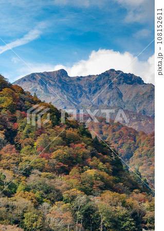 秋の湯桧曽川から谷川岳を仰ぎ見る 秋の湯桧曽川から谷川岳を仰ぎ見る 108152611