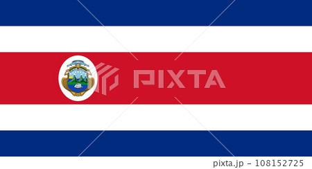 Costa Rica National Flag Costa Rica National Flag 108152725