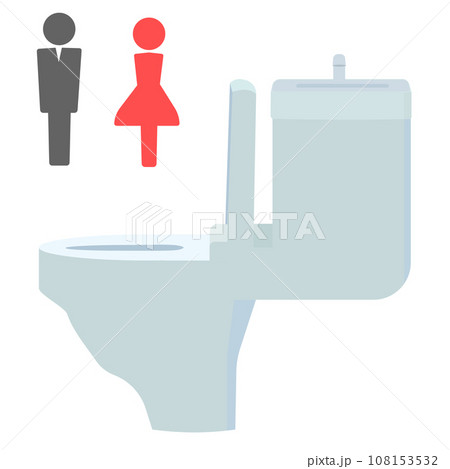 トイレのイラスト トイレのイラスト 108153532